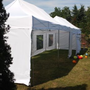 Namiot dla 36 osób – biały – 3x12m – 36m2 | zrobprzyjecie.pl