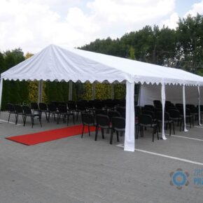 Namiot dla 50 osób – biały – 6x12m – 72m2 – opcja II | zrobprzyjecie.pl