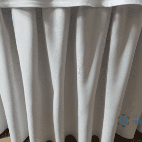 Falbana (skirting) do stołów okrągłych i prostokątnych – biała