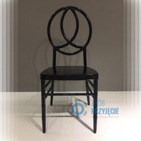 Krzesło bankietowe czarne – metalowe | zrobprzyjecie.pl