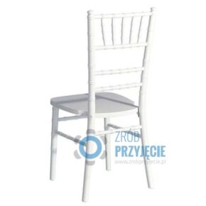 Krzesło Chiavari z poduszką – białe | zrobprzyjecie.pl