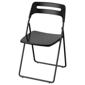 Krzesło czarne składane – VIP | zrobprzyjecie.pl